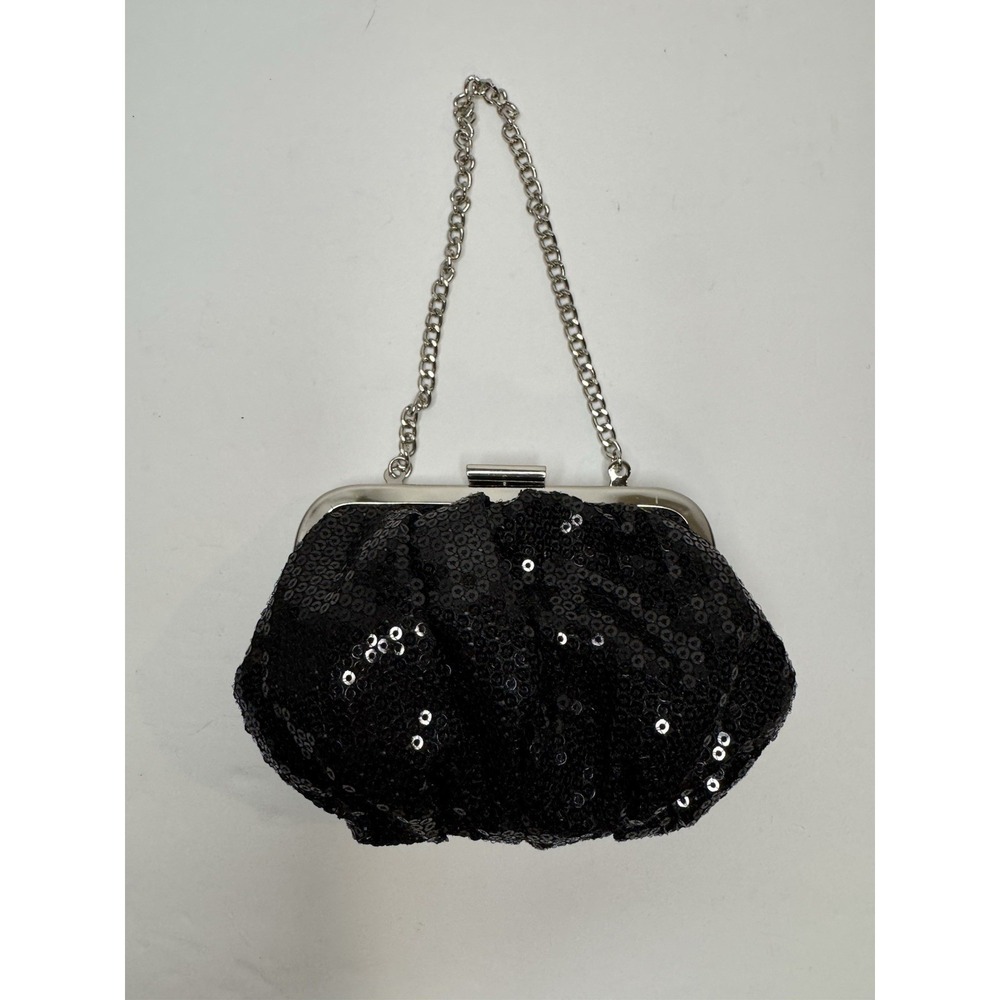 Mini‎ Black Sequins Purse White House Black Market